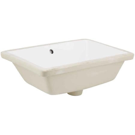 American Imaginations 18" W 13" D CUPC Certified Rectangle Undermount Sink In White Color AI-31765